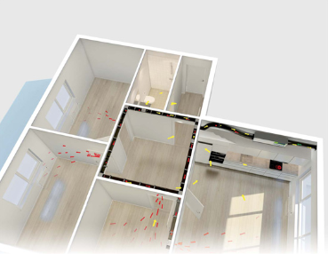 Pluggit 3D Wohnung